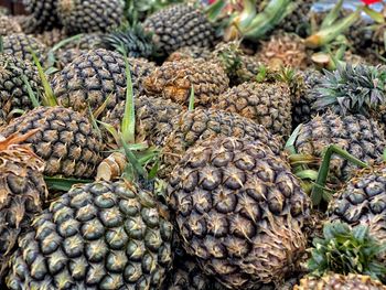 Full frame shot of fruits in market