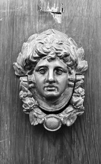 Close-up of door knocker