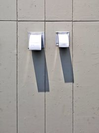 Full frame shot of white wall