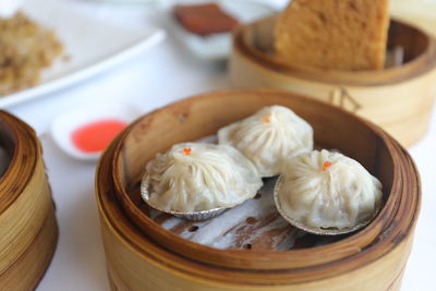 Dumplings on the table