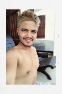 Portrait of smiling boy