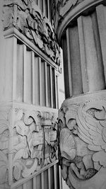 Low angle view of historic building