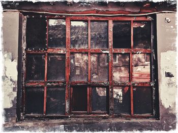 Full frame shot of weathered brick wall