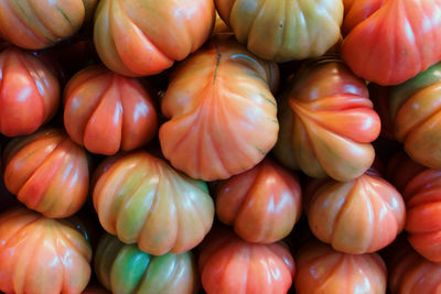 Full frame shot of tomatoes for sale at market stall