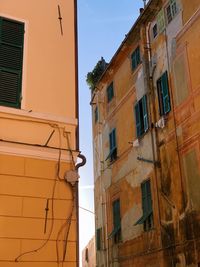 Low angle view of buildings against sky