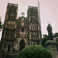 Low angle view of a statue