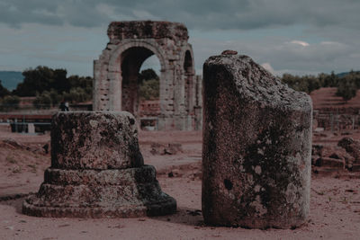 View of old ruins