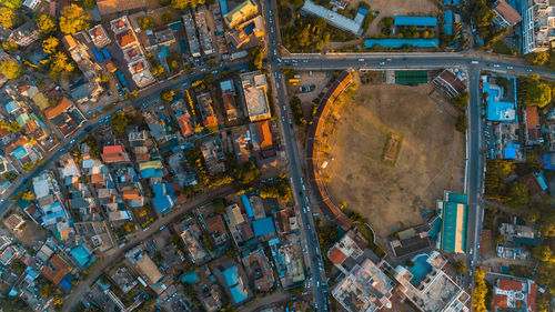 Aerial view of the haven of peace, city of dar es salaam