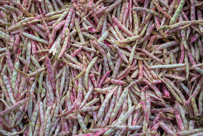 Full frame shot of fresh vegetables in market