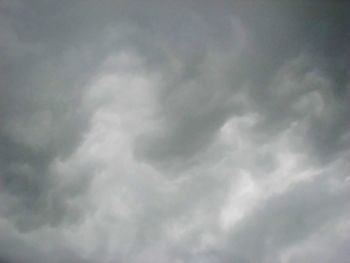 Low angle view of storm clouds in sky