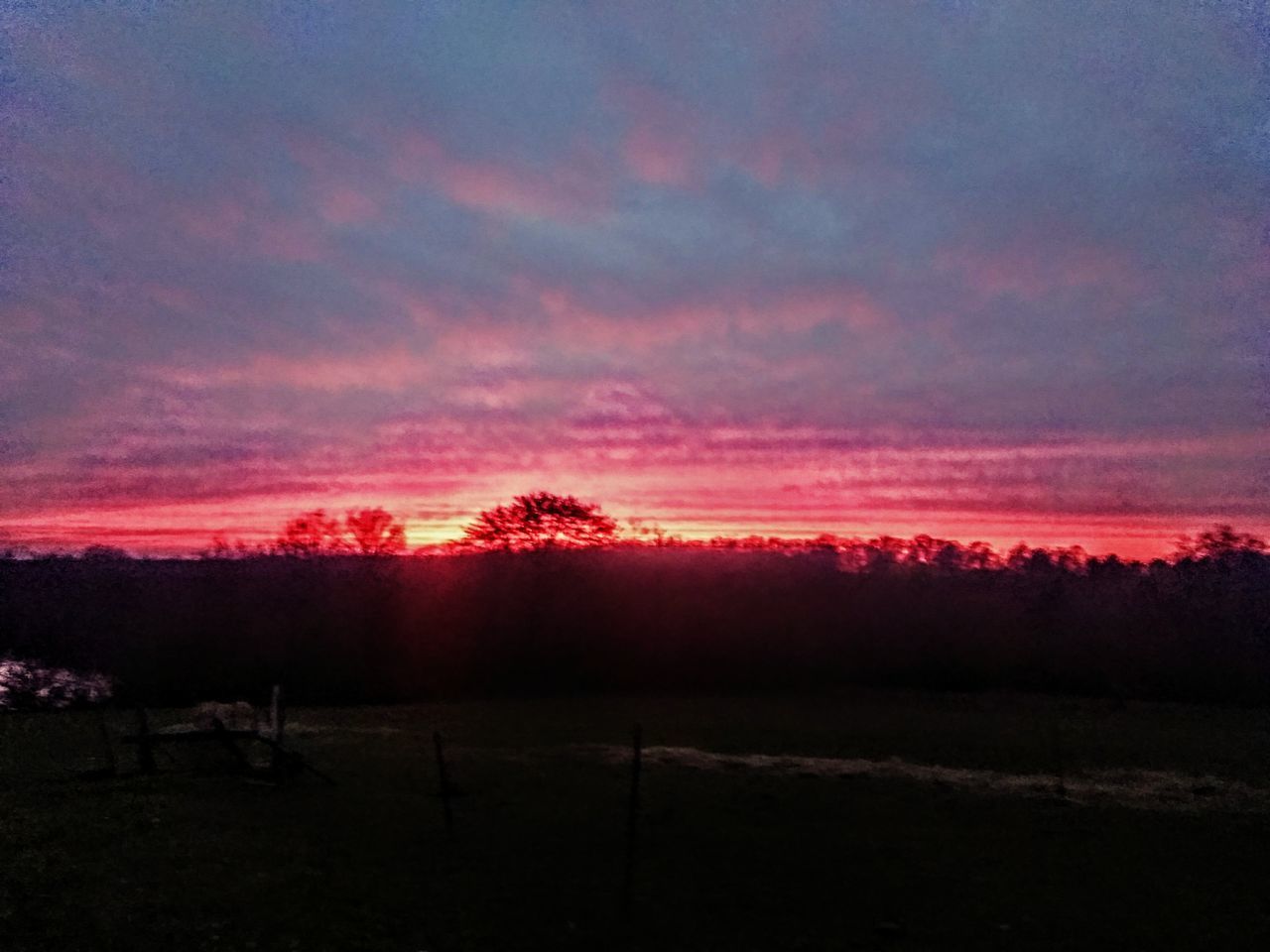 SCENIC VIEW OF DRAMATIC SKY OVER LAND