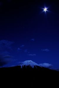 Scenic view of sky at night