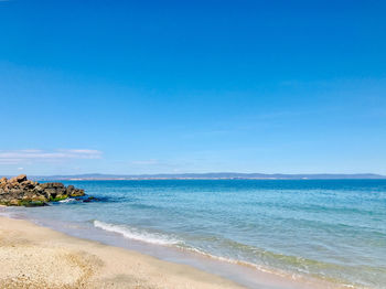 Beautiful view to the sea in pomorie, bulgaria.