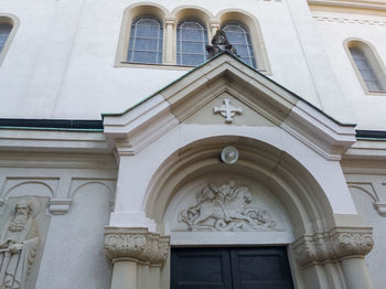 Low angle view of ornate building