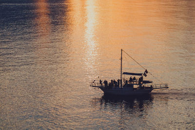 Boat in sea