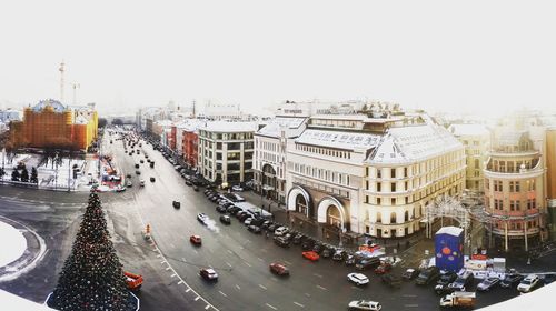 Aerial view of a city