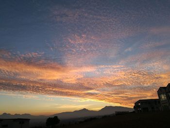 Scenic view of sky during sunset