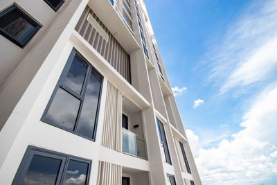 Low angle view of building against sky