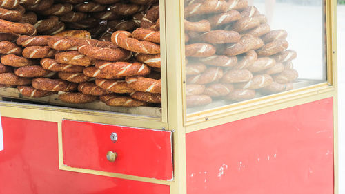 Close-up of food for sale at market stall