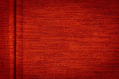 Full frame shot of red fabric