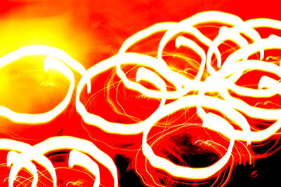 Close-up of illuminated lights