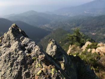 Scenic view of mountains