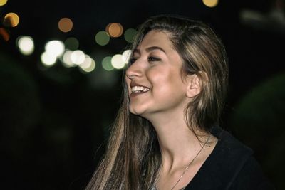 Portrait of young woman