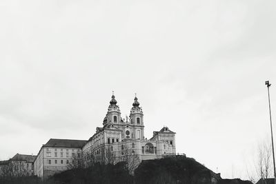 Low angle view of church against sky