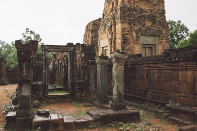 Old historical building in forest