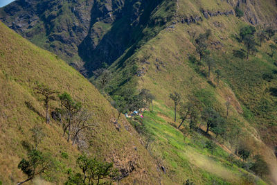 Scenic view of mountains