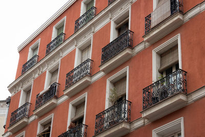 Low angle view of residential building