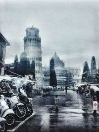 View of buildings in city