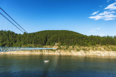 Scenic view of river against sky