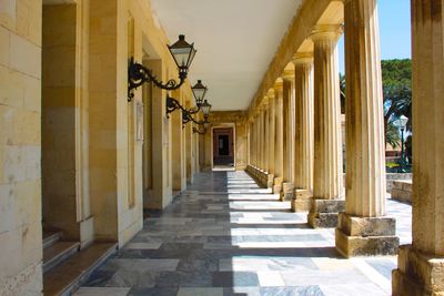 Corridor of building
