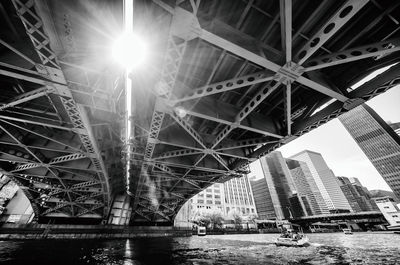 Low angle view of bridge