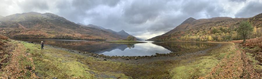 Loch leven in scottish highlands