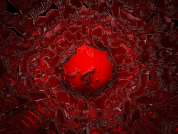 Digitally generated image of blood and artery