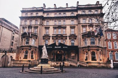 Facade of building