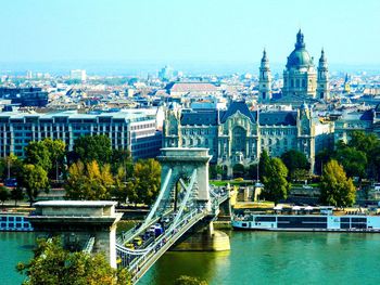 River with buildings in background