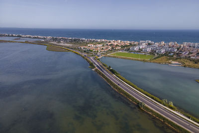 Aerial view of