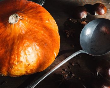 Close-up of pumpkin pumpkins