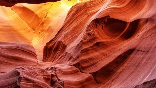 Glowing slot canyon 