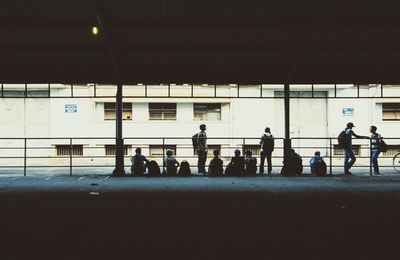 People at airport