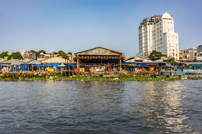 Buildings at waterfront