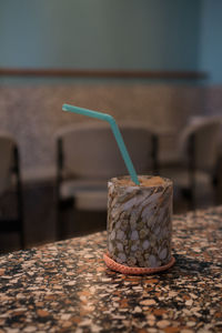 Close-up of drink on table