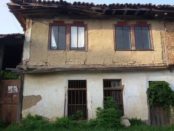 Low angle view of old building