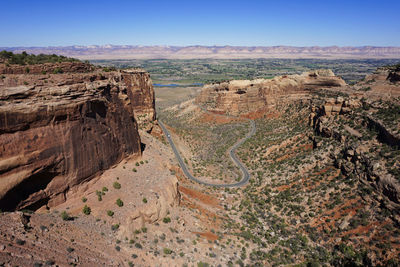 View of fruita canyon in colorado national monument