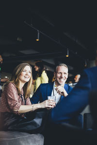 Portrait of a smiling young couple