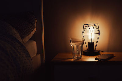 Illuminated lamp
