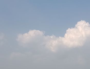 Low angle view of clouds in sky